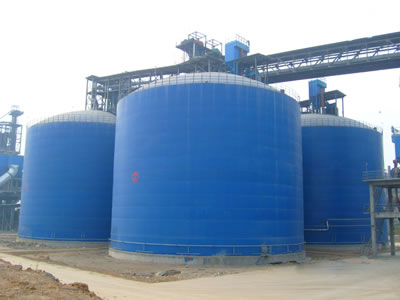 乌苏水泥钢板库改造